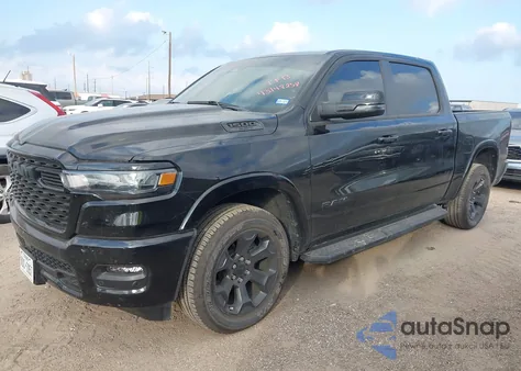 2025 Ram 1500 Lone Star 4X4 5'7 Box from USA, damaged, VIN 1C6SRFFPXSN730372